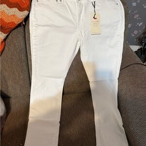 Levi's Women's Straight Leg White Jeans